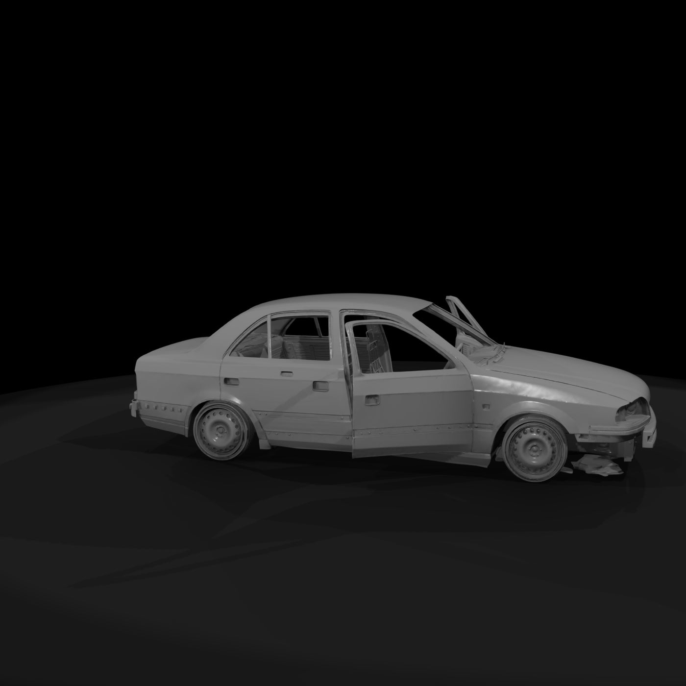 wrecked-four-door-sedan-diorama-model-158027