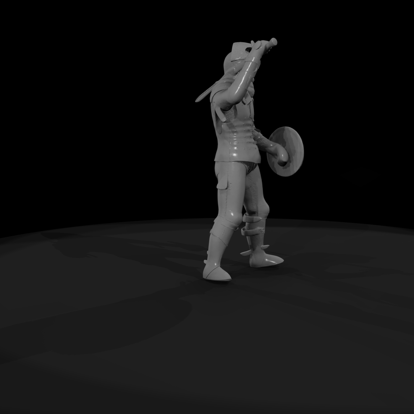 Medieval Knight — Sculpted Figure