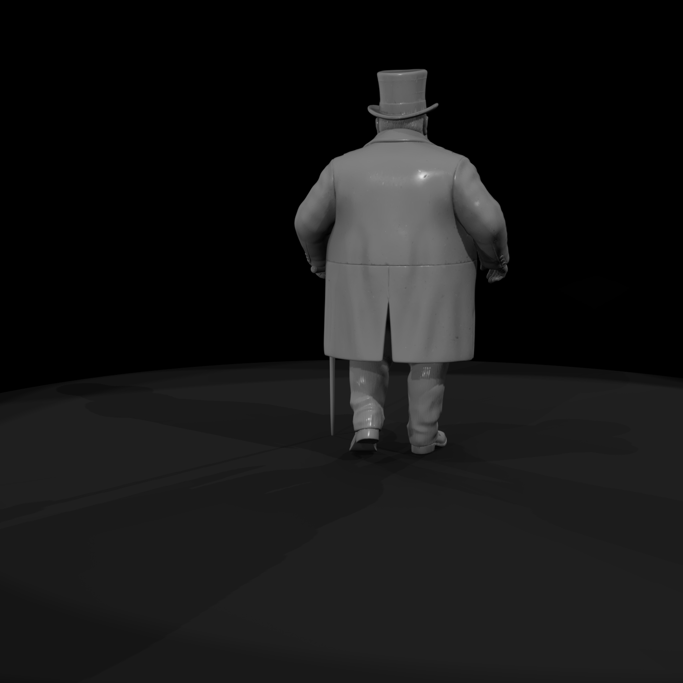 Victorian Gentleman With Cane 3