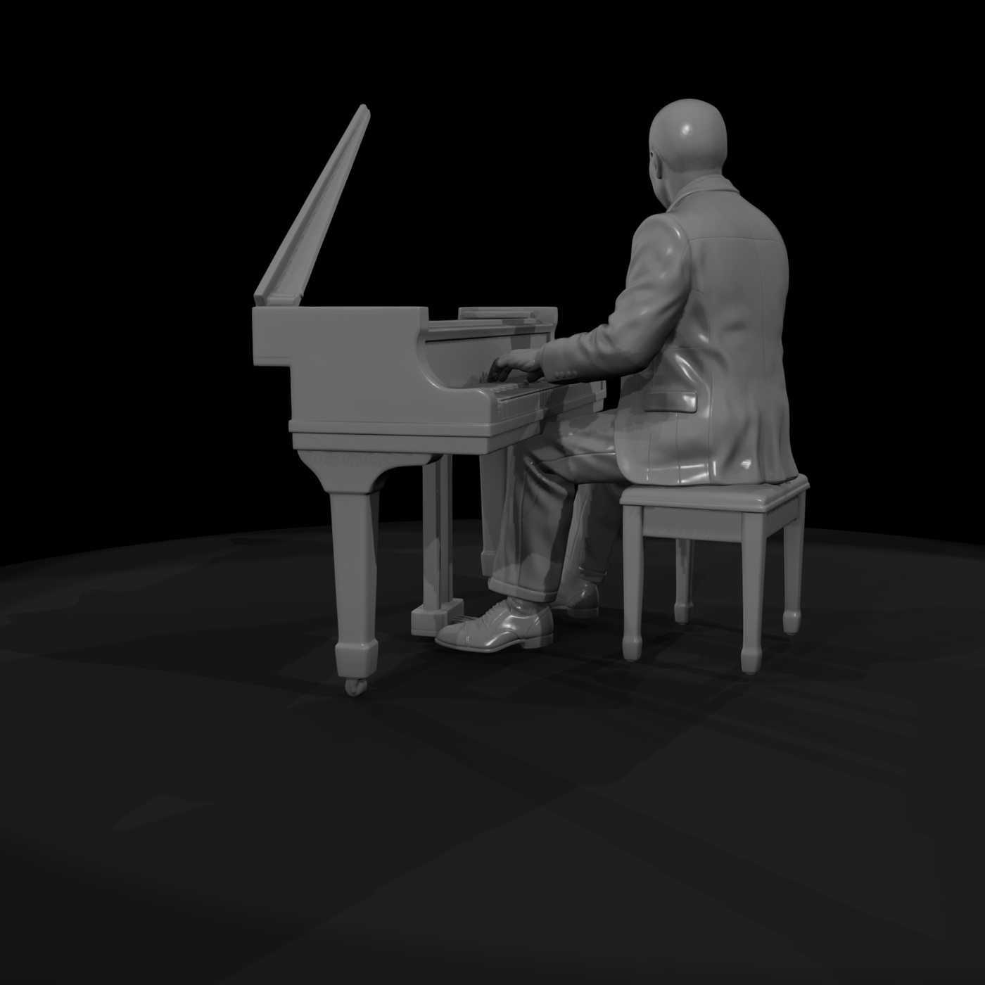 Bnd 076 Jazz Quartet Grand Piano