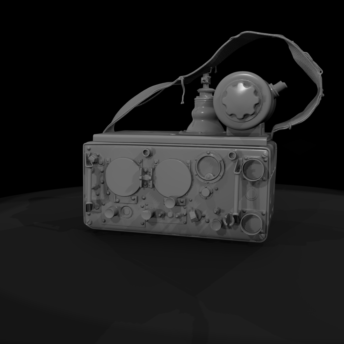20260612 Old Military Radio With Strap 9Ede2B21F3