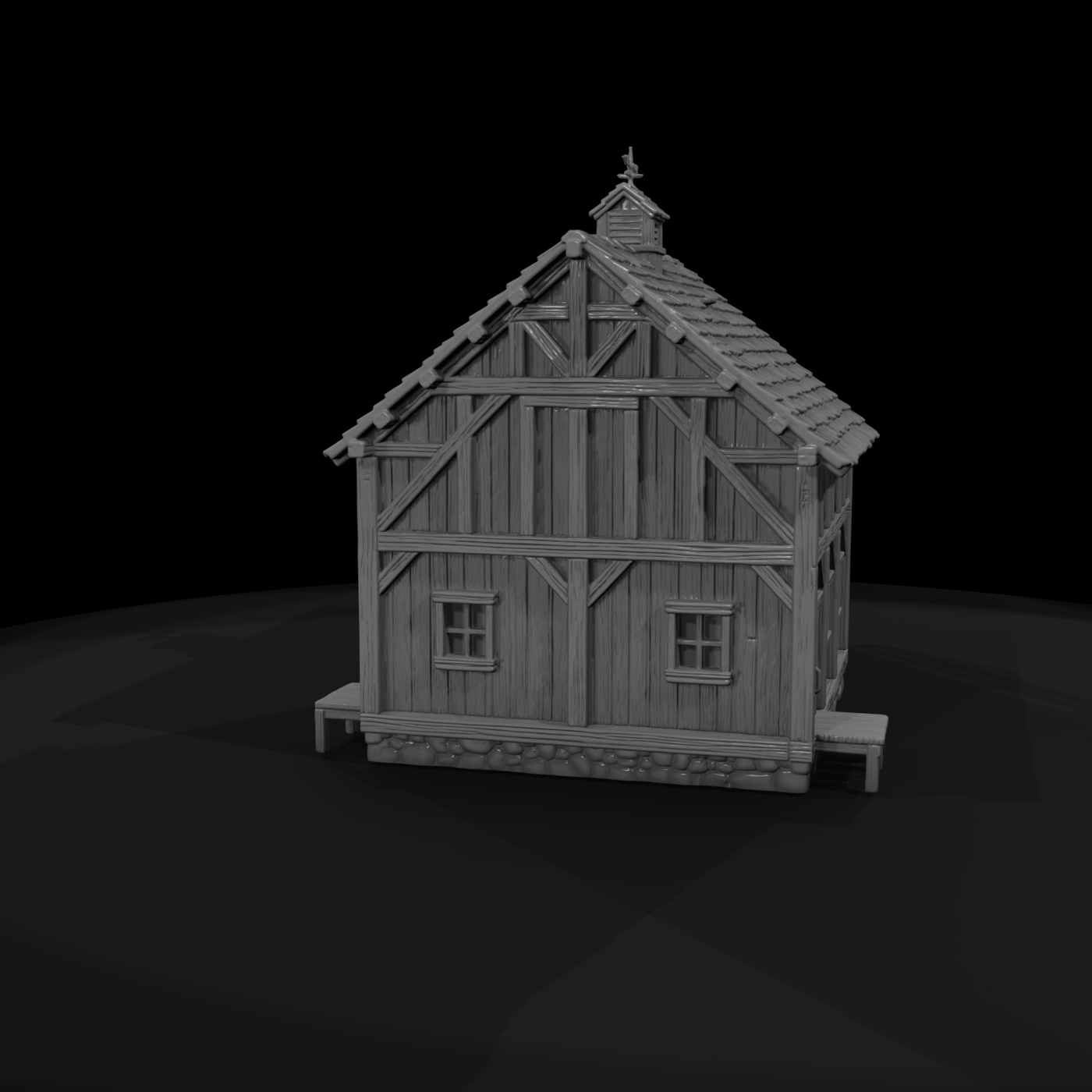 Mil 024 Civil War Forage Barn