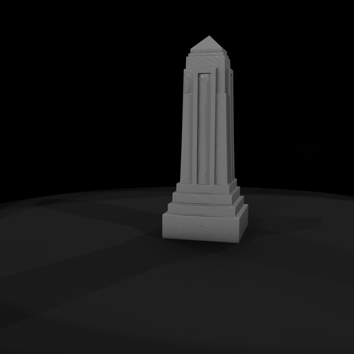 Art Deco Decorative Obelisk 3D Model 7Yrng4Zm
