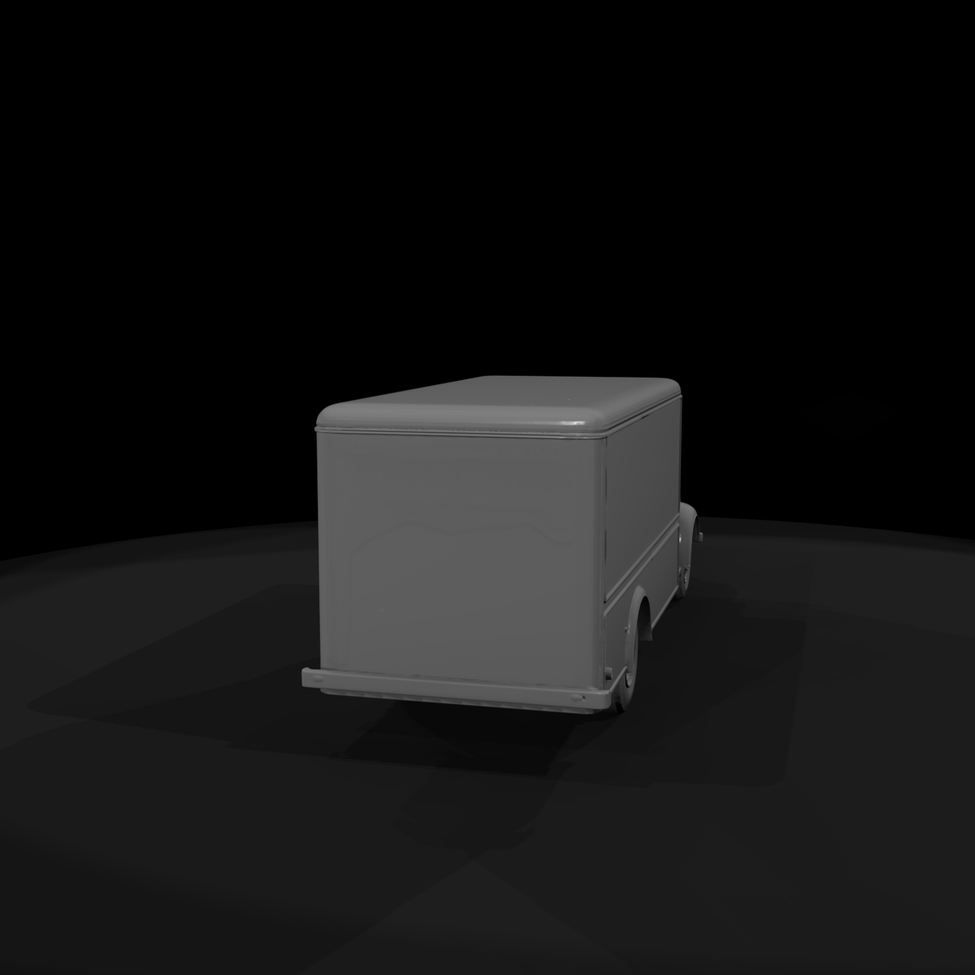 Classic Box Delivery Truck