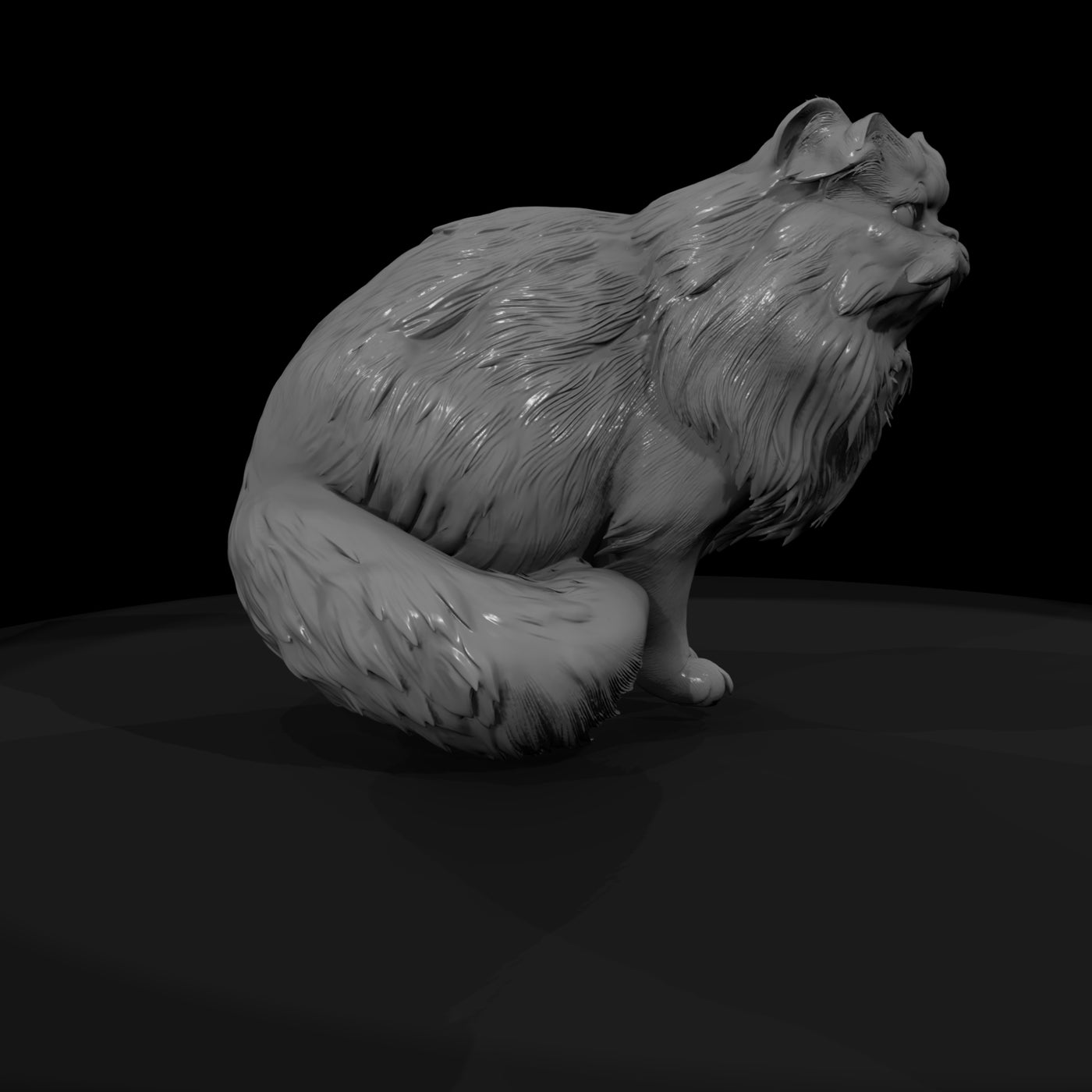 stylized-seated-persian-cat-figurine-longhair-466995