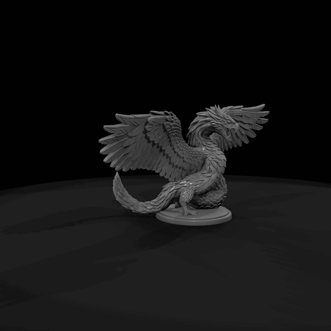 stylized-feathered-serpent-dragon-3d-miniature-xtd
