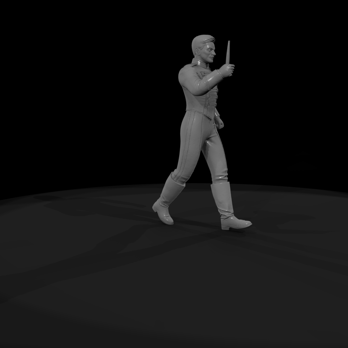 Stylized Marching Band Conductor