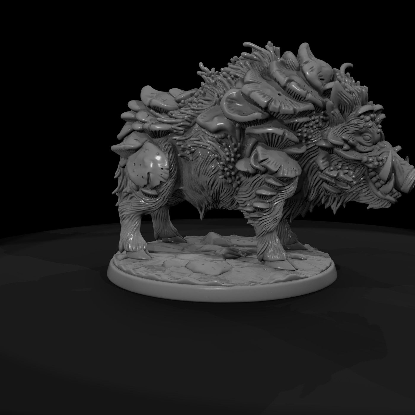 Fungal Boar Fantasy Beast
