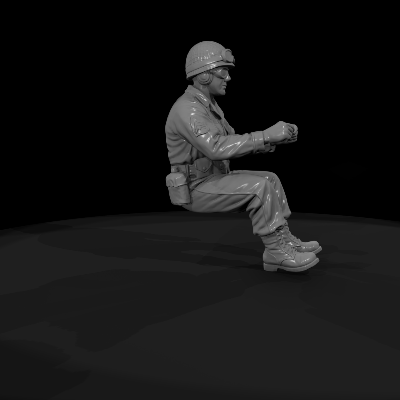Ww2 Army 089 Wwii U S Army Truck Driver Figure