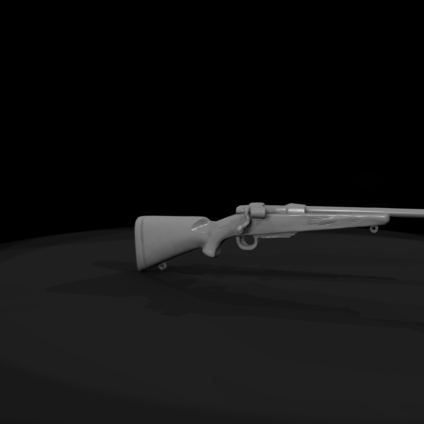 Bolt-Action Hunting Rifle