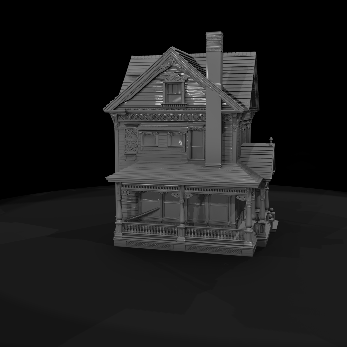 Queen Anne Victorian House — Exterior