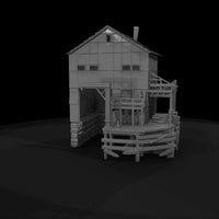 stylized_rustic_dockside_boathouse_3d_model_ch43rcvb — thumbnail 7