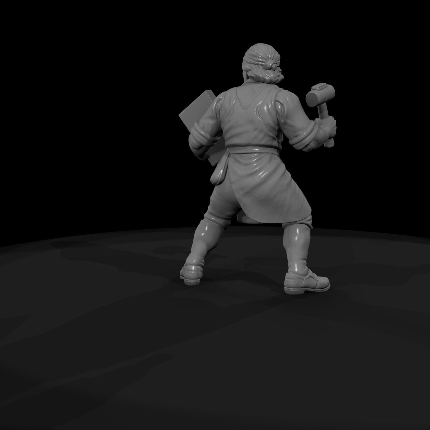 hist-0239-colonial-printer-miniature-figure