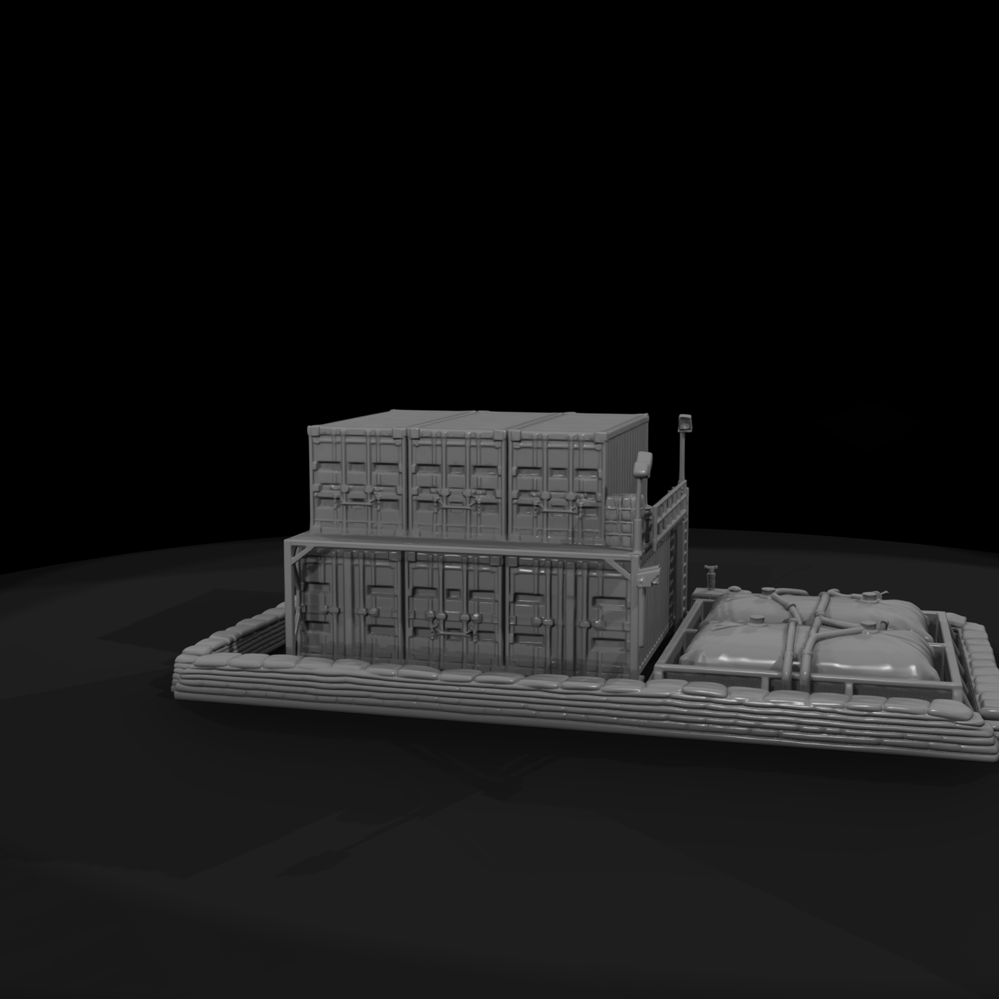 Mil 245 Modern Desert Forward Supply Depot