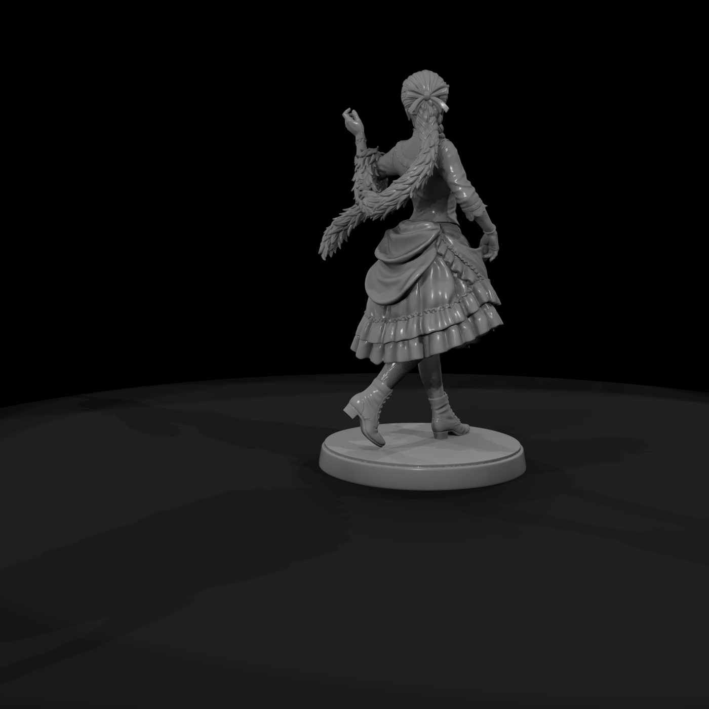 Old West Saloon Dance Hall Girl