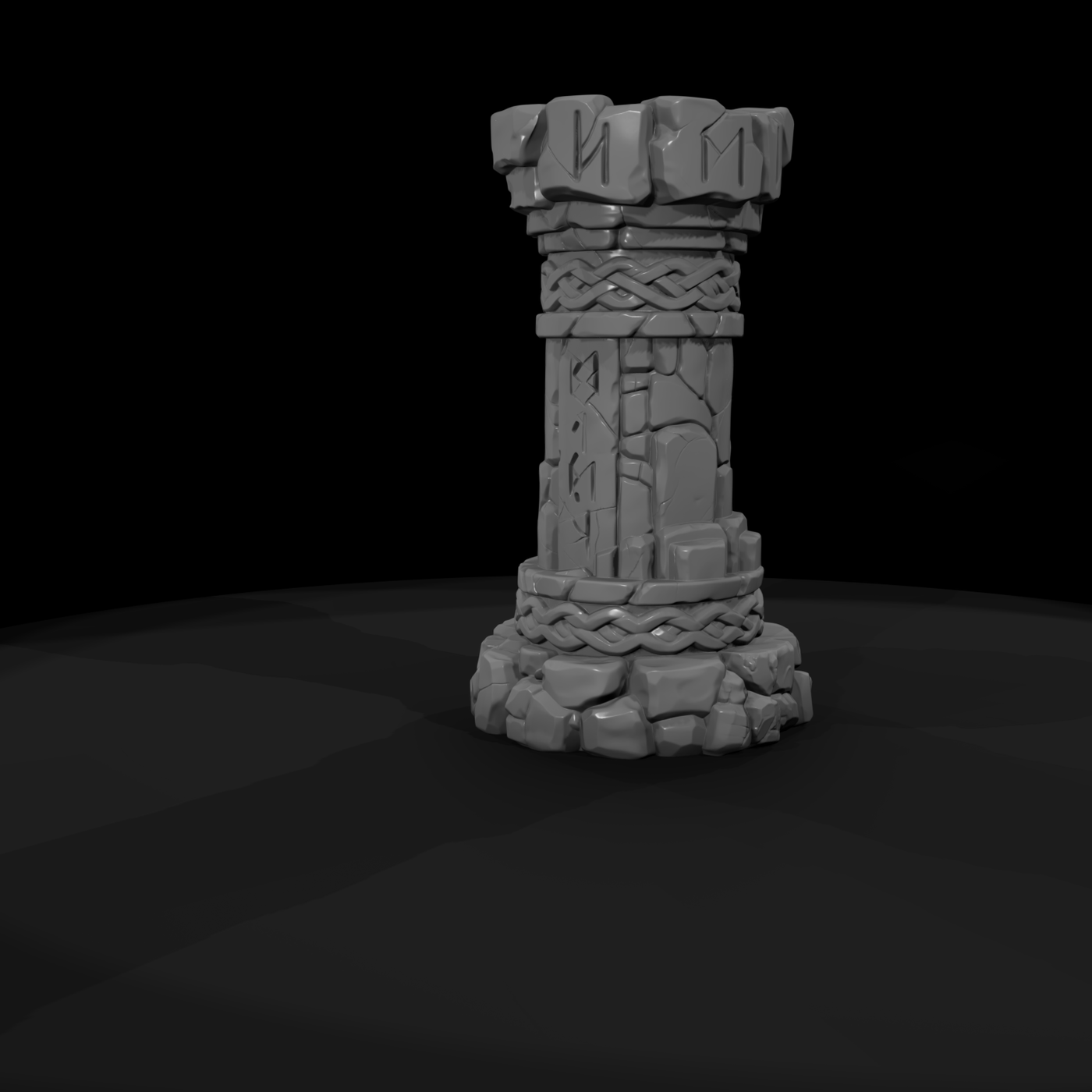 Hitem2 Rune Carved Pillar