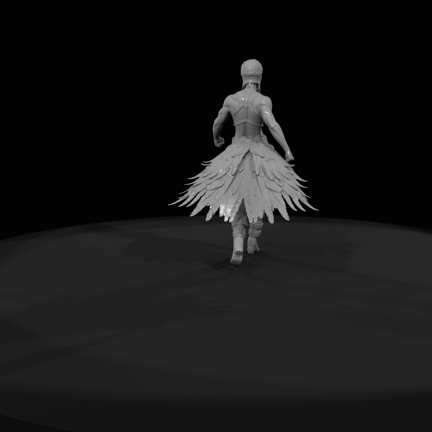 Feathered Carnival Dancer