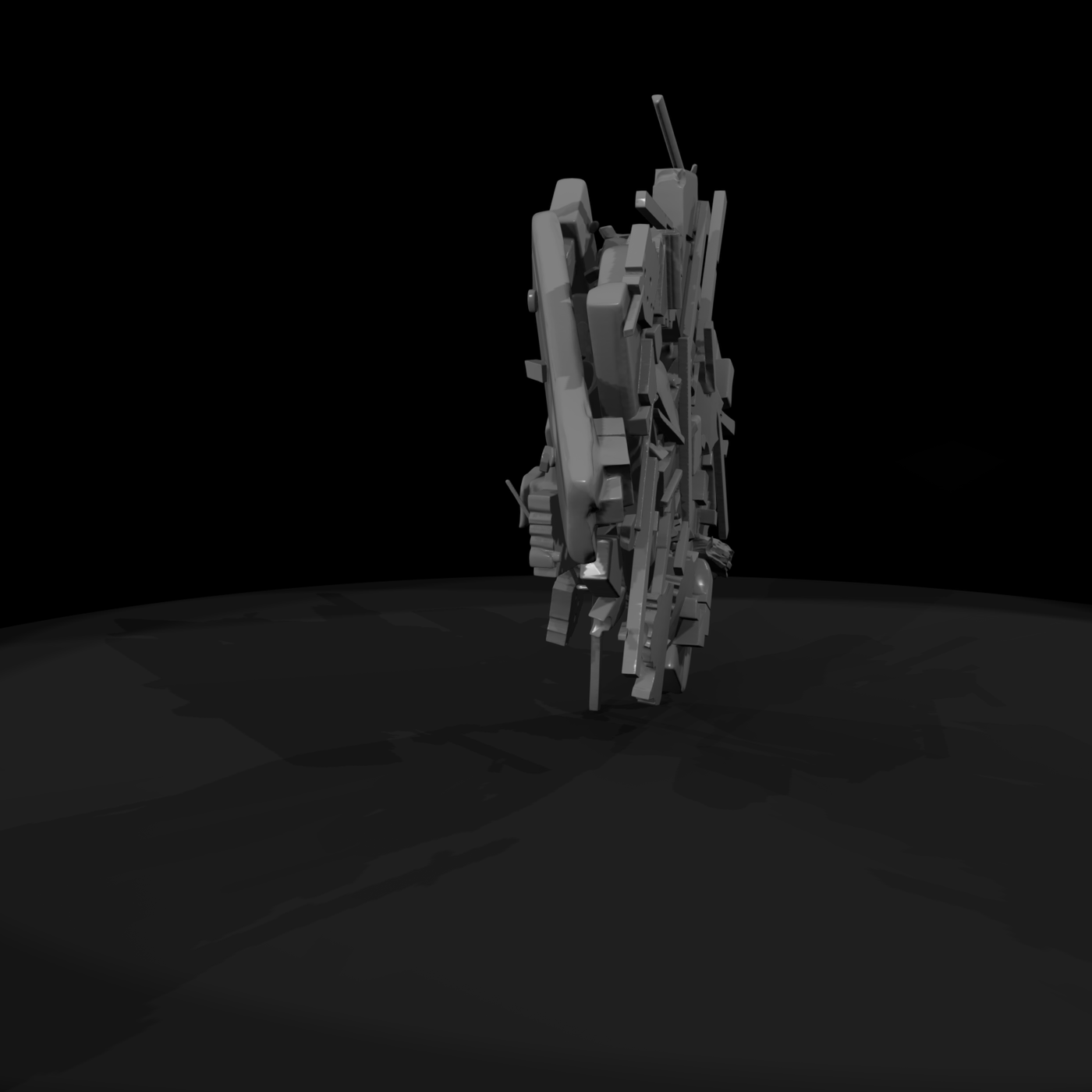 Weathered Wooden Debris Pile — Terrain