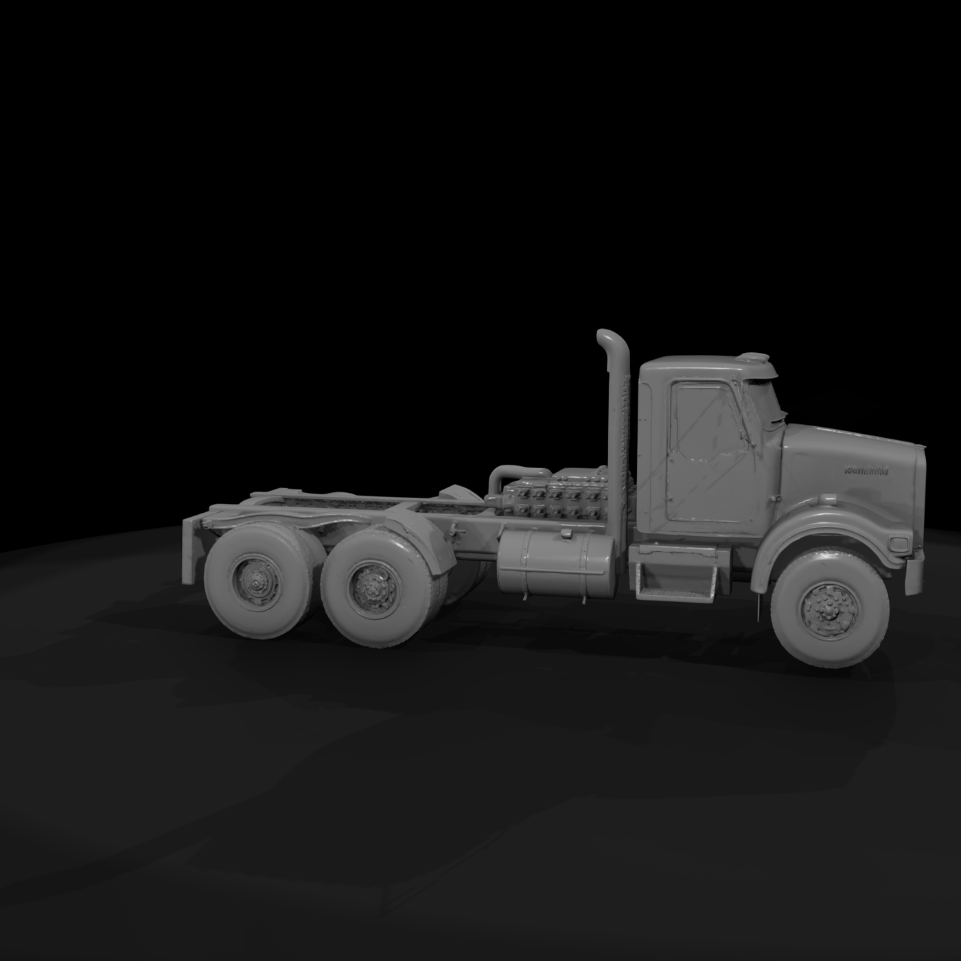 2001 Kenworth C500 5-Axle Chassis Truck
