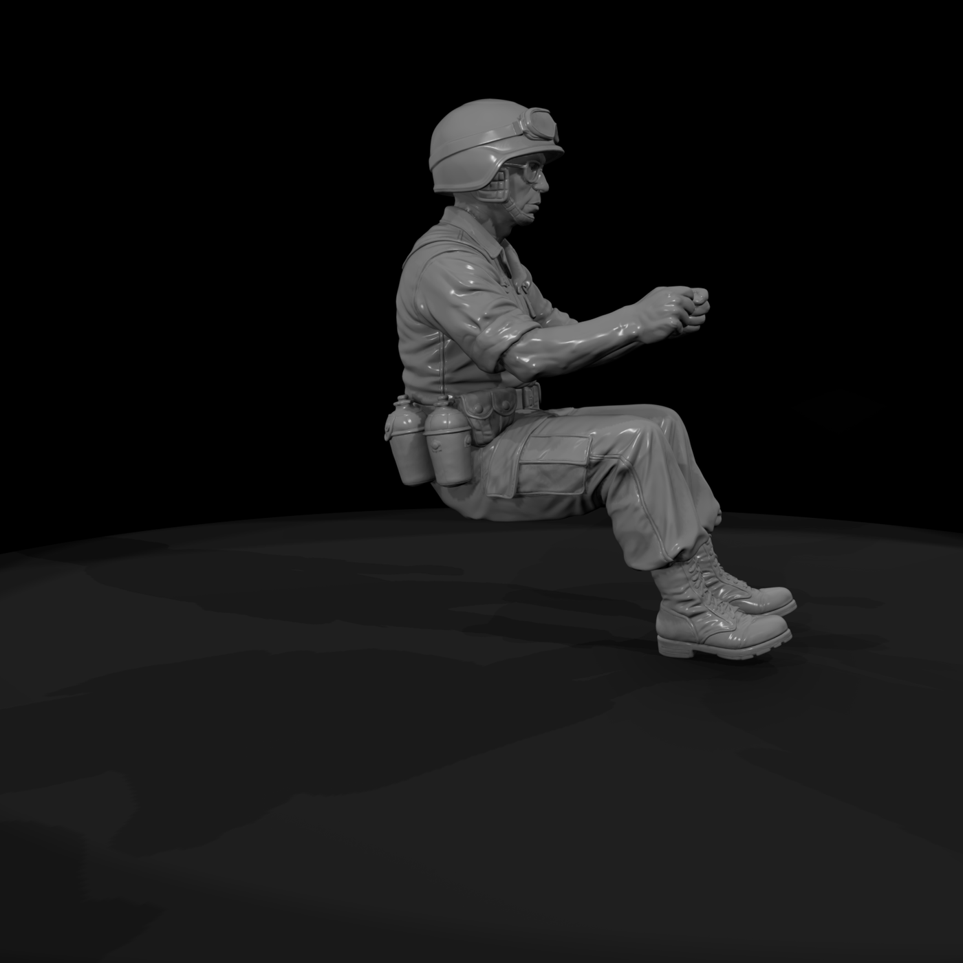 Vn Army 009 Vietnam U S Army Truck Driver Figure