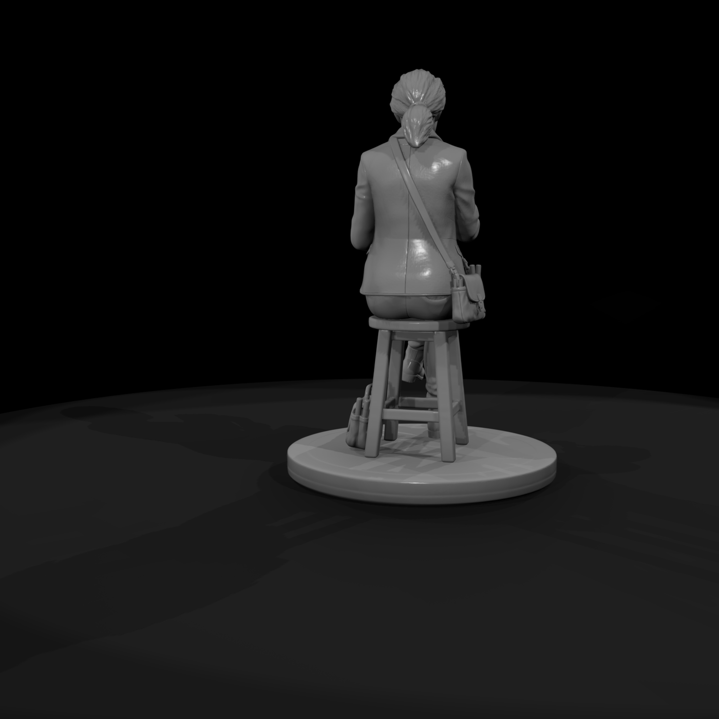 Poparc 0386 Courtroom Sketch Artist Alternate Pose