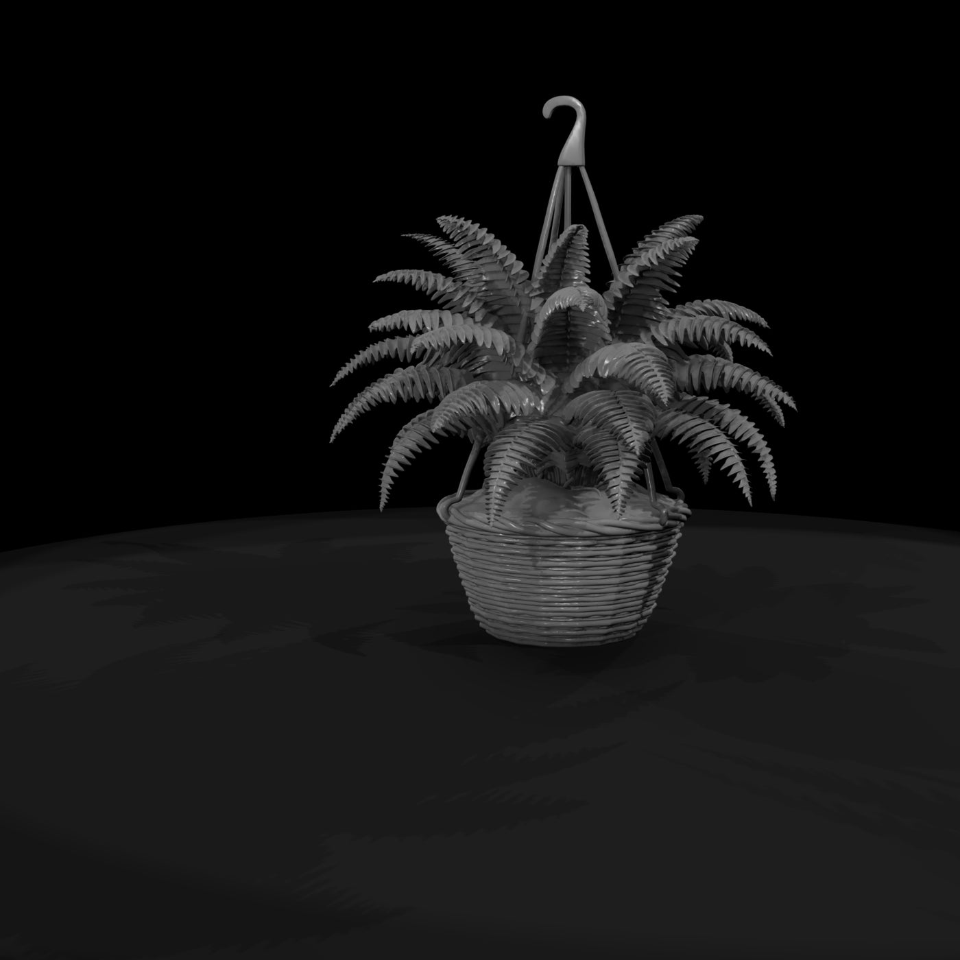 stylized-monochrome-hanging-fern-basket-3d-model-q
