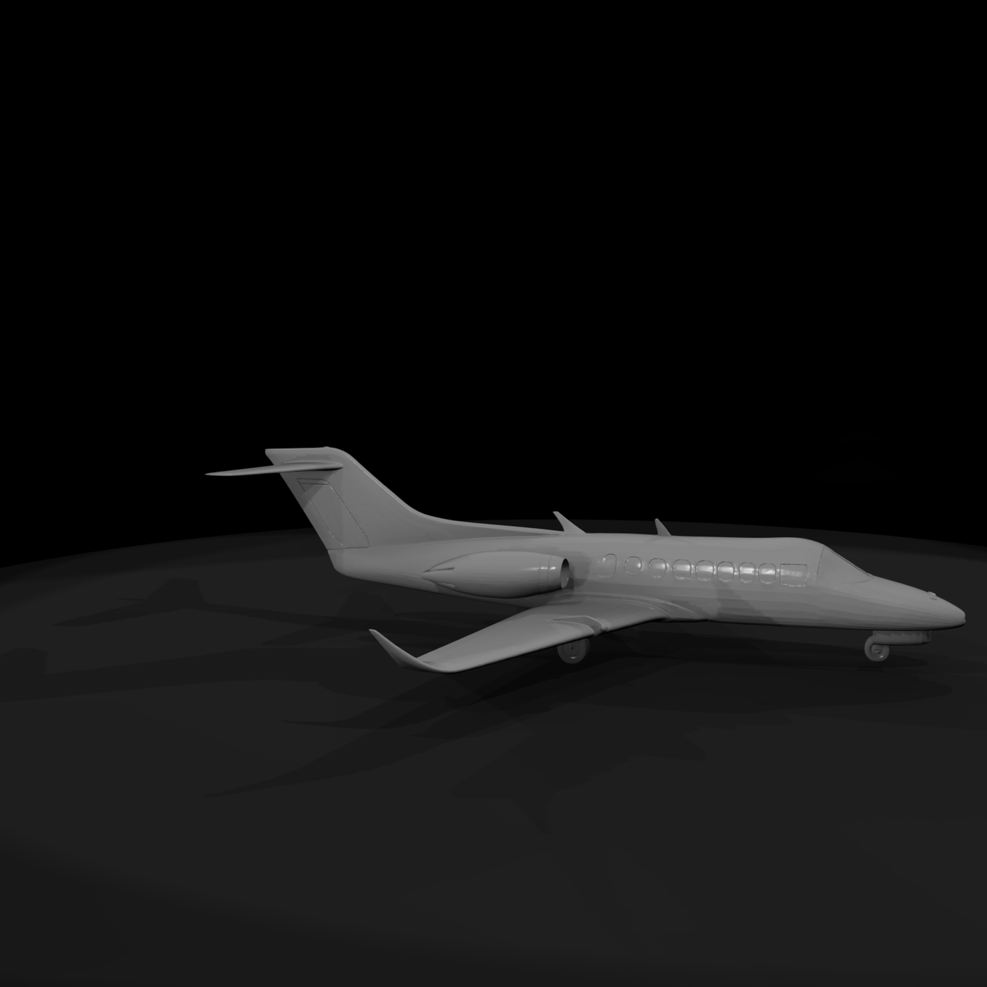 Twin-Engine Corporate Jet