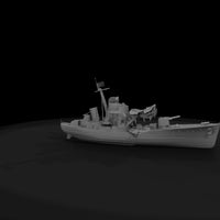 wwii-battle-damaged-destroyer-ho-1-87-scale-diorama-model-818897 — thumbnail 8
