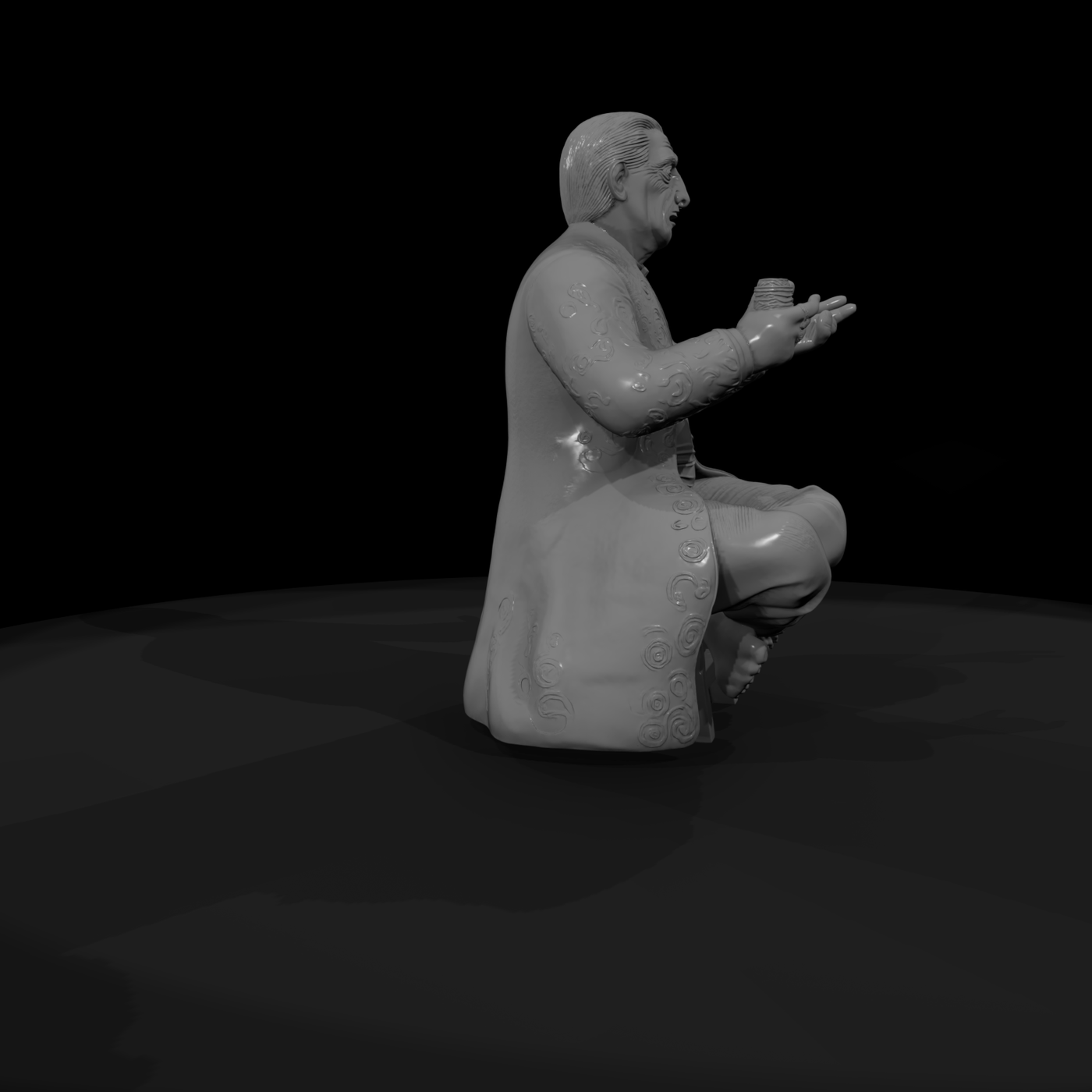 Seated Elder Nobleman — Interior