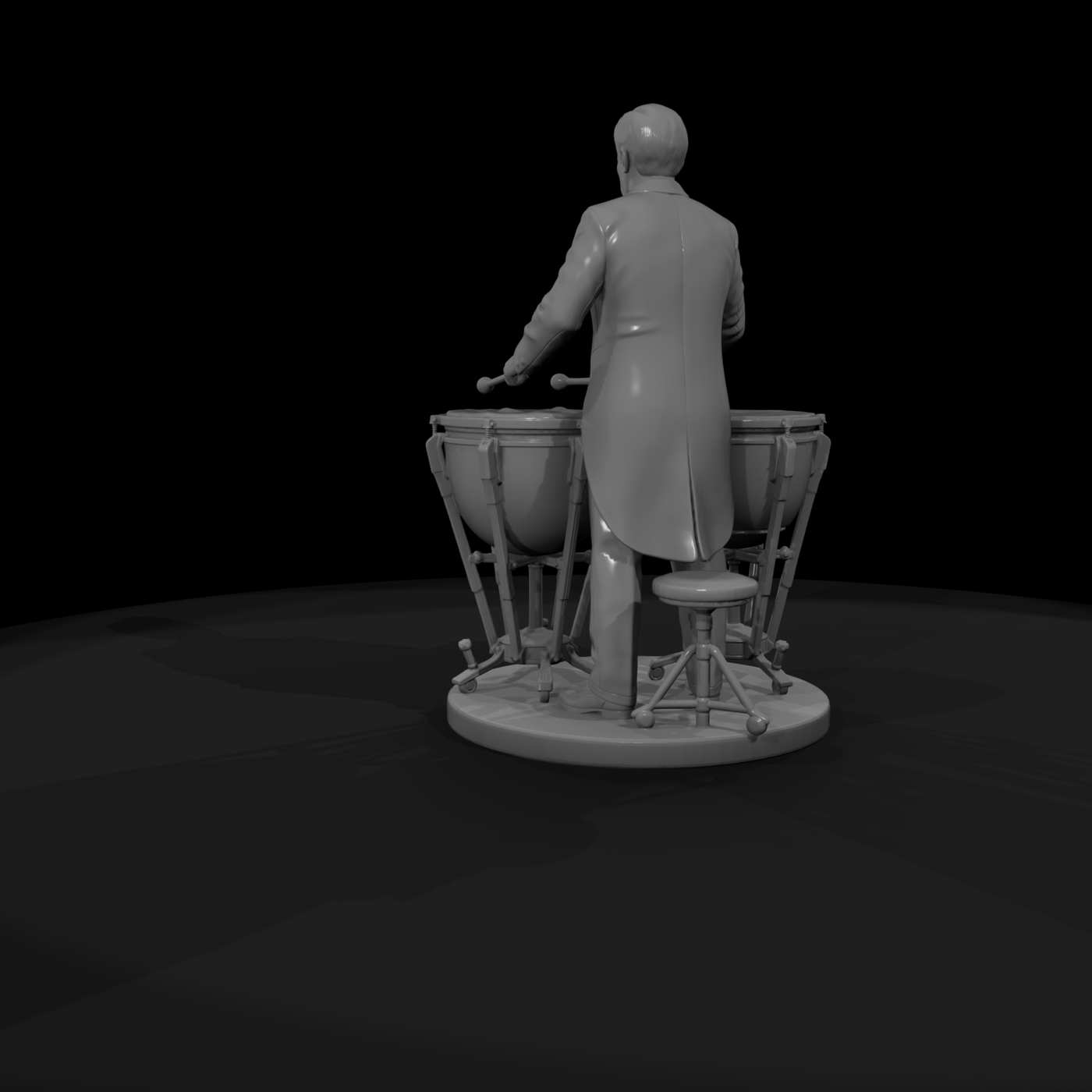 Orchestra Timpanist with Kettledrums