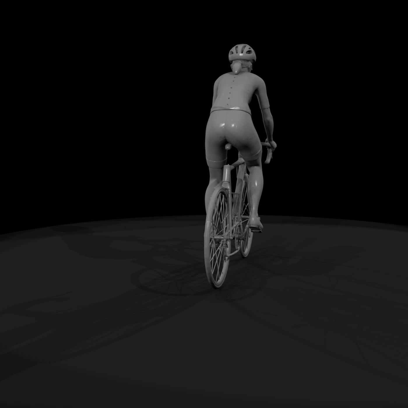 0085 Sports Cyclist Road F