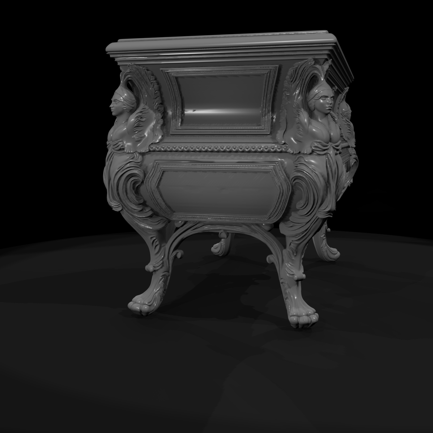Rococo Ornate Commode