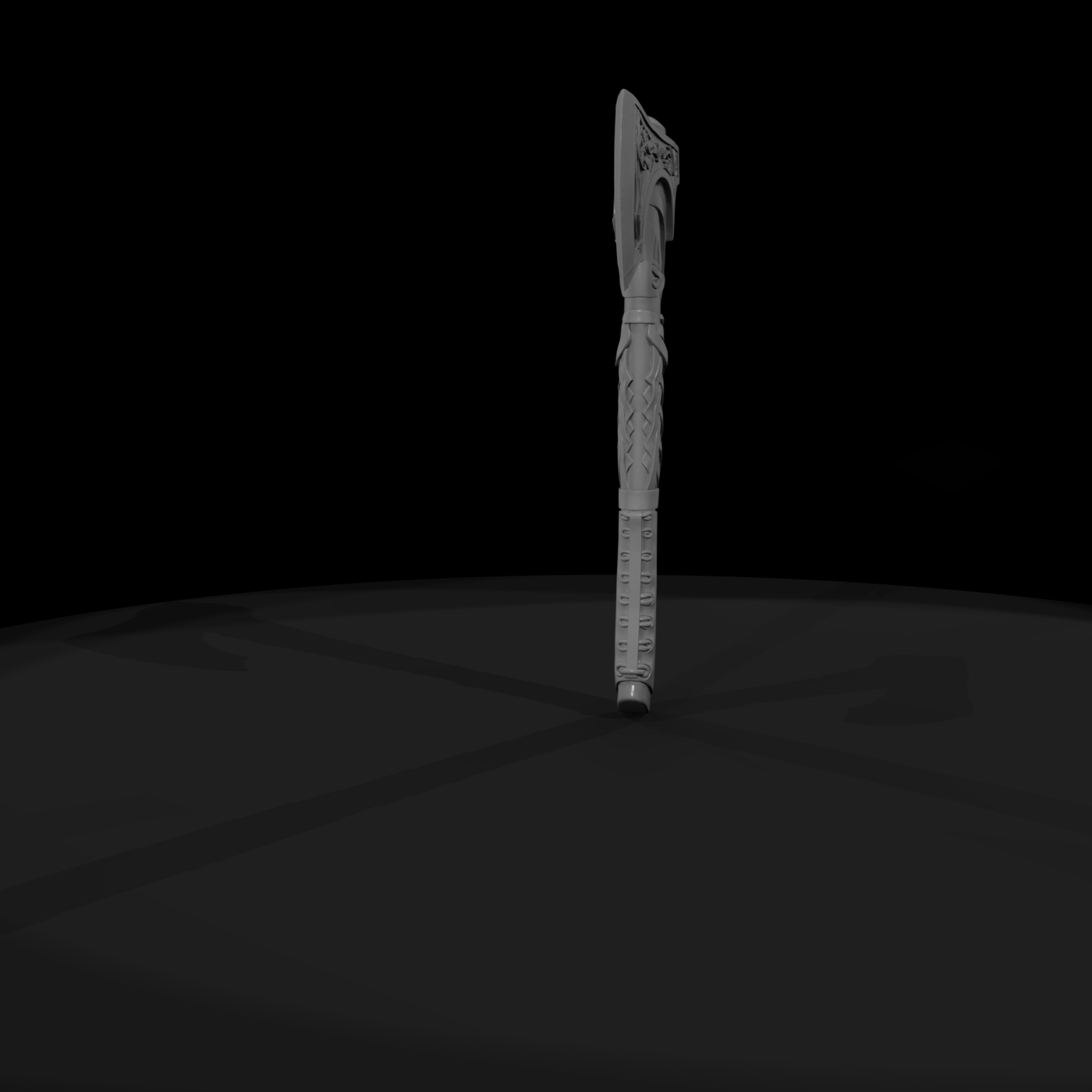 Stylized Celtic Viking Battle Axe