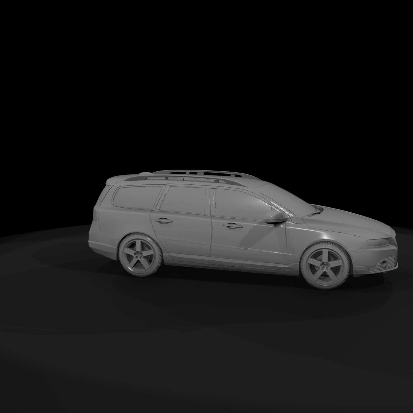 Volvo-style Estate Wagon — Shell
