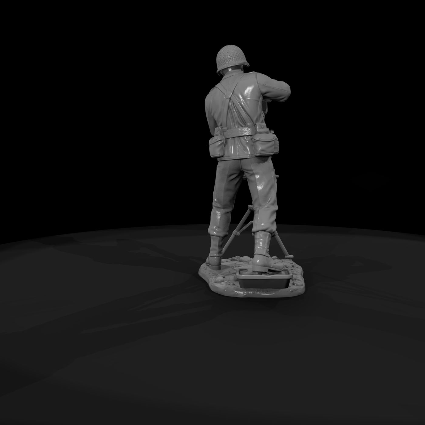 Ww2H 008 United States Army Mortarman