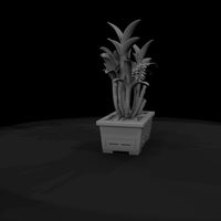 stylized-3d-wooden-potted-flowering-orchid-mwgtumz — thumbnail 7