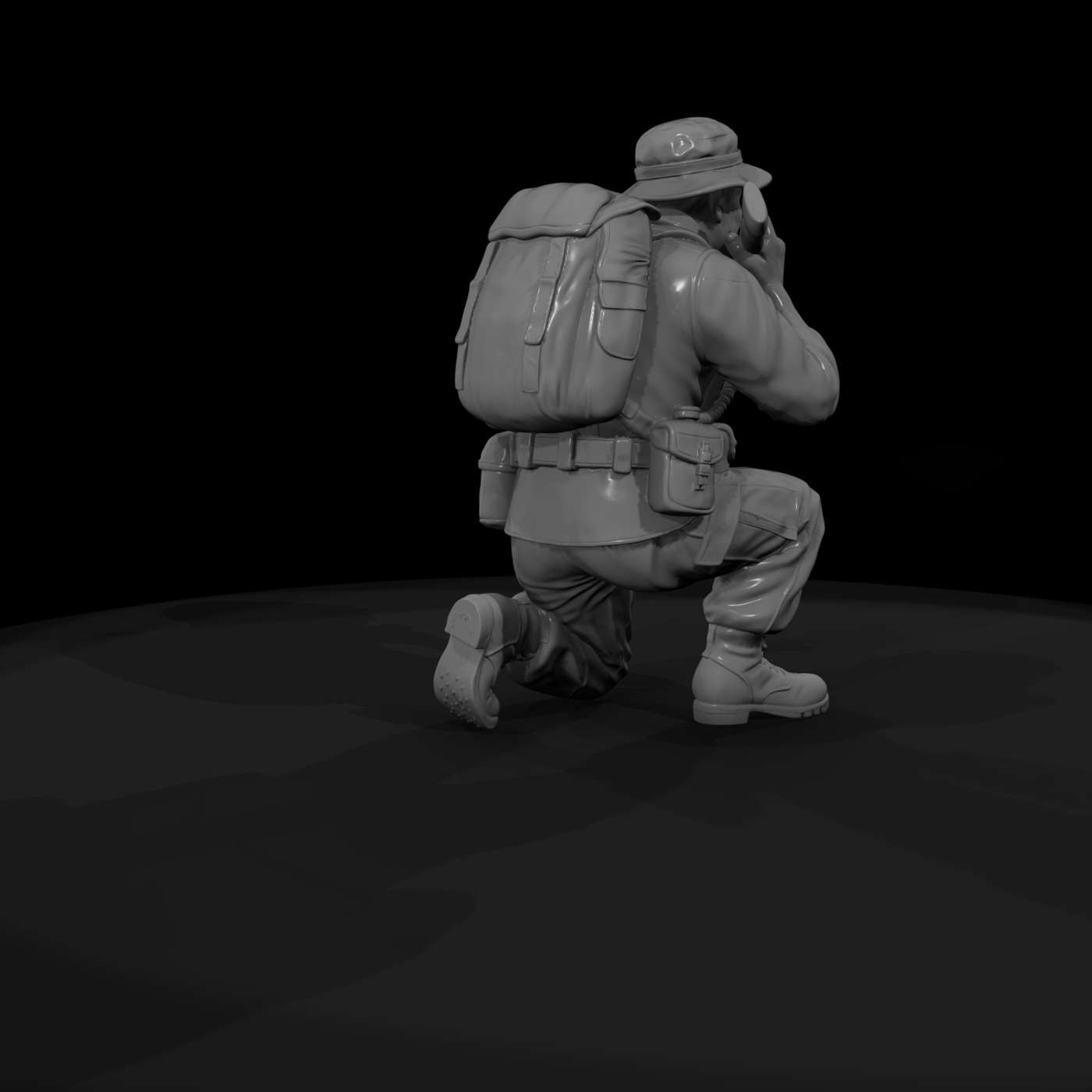 Vn Army 029 Vietnam U S Army Radio Operator Figure