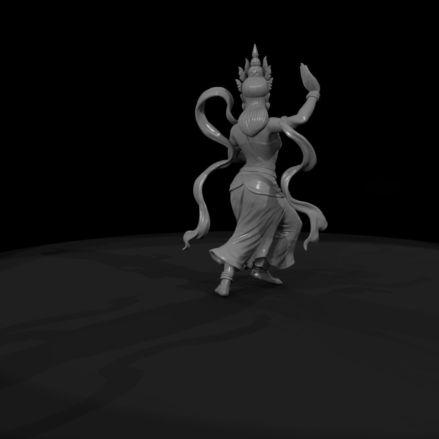 Myth 0437 Mythology Apsara Dancer Miniature Figure