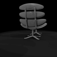 stacked-disc-chair-3d-model — thumbnail 9