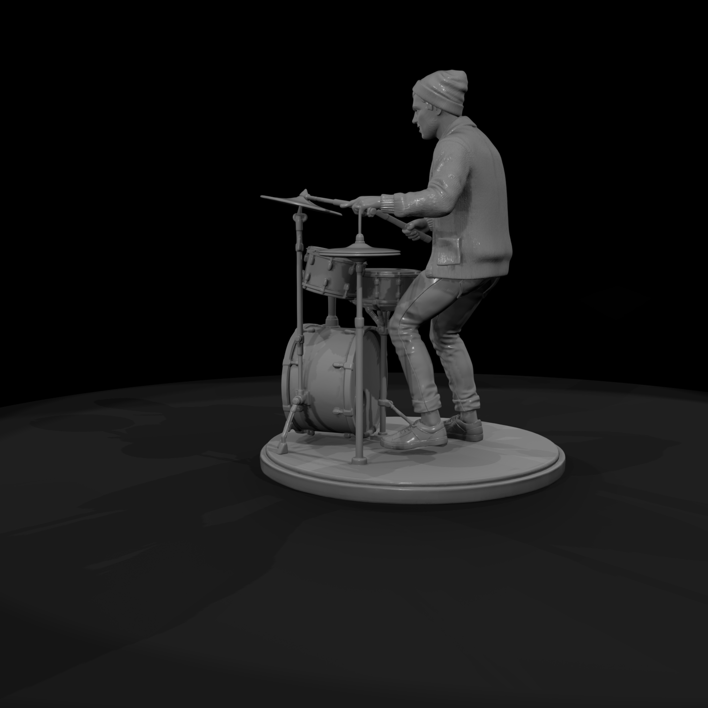 Bnd 208 Indie Rock Band Drums