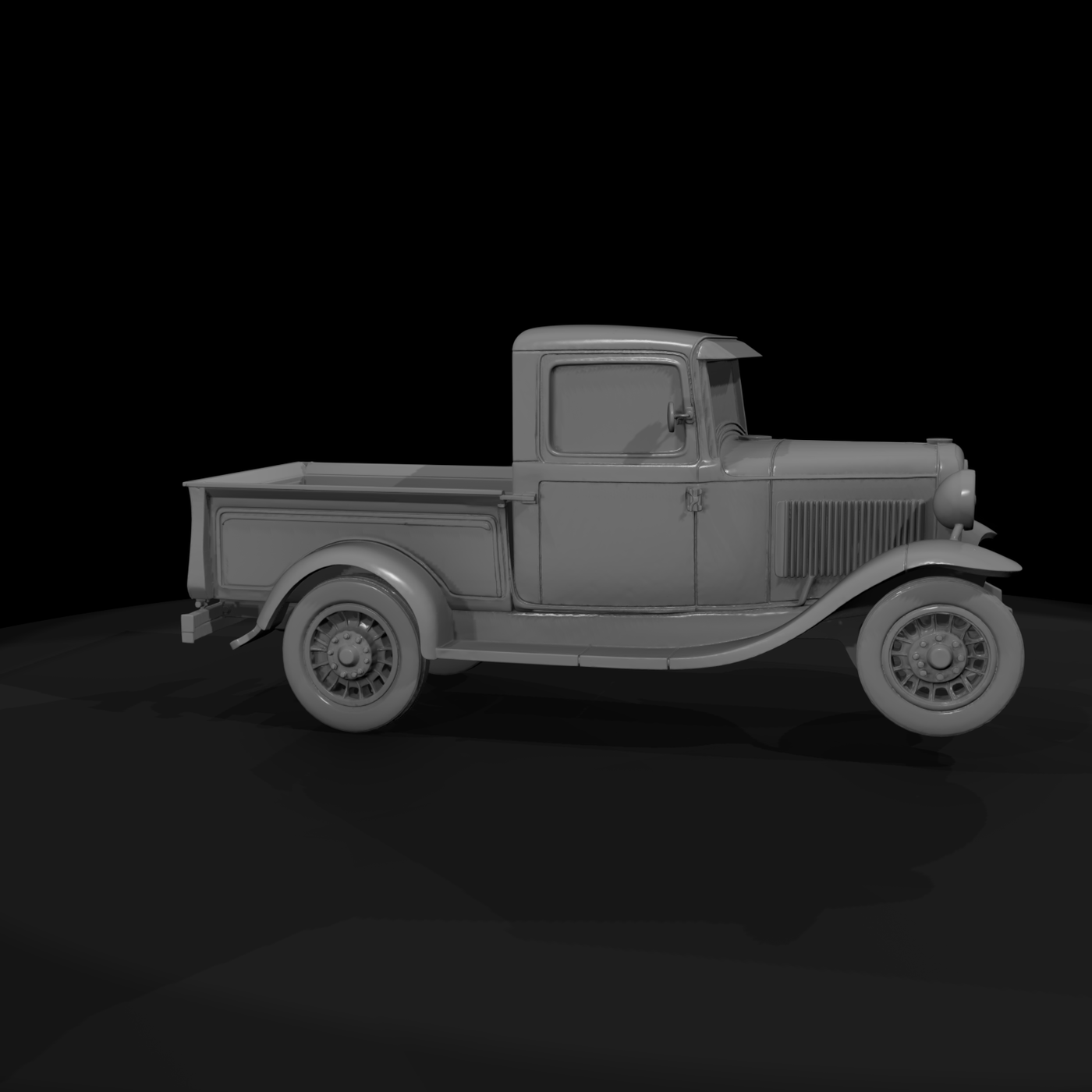 1930s Single-Cab Pickup Truck