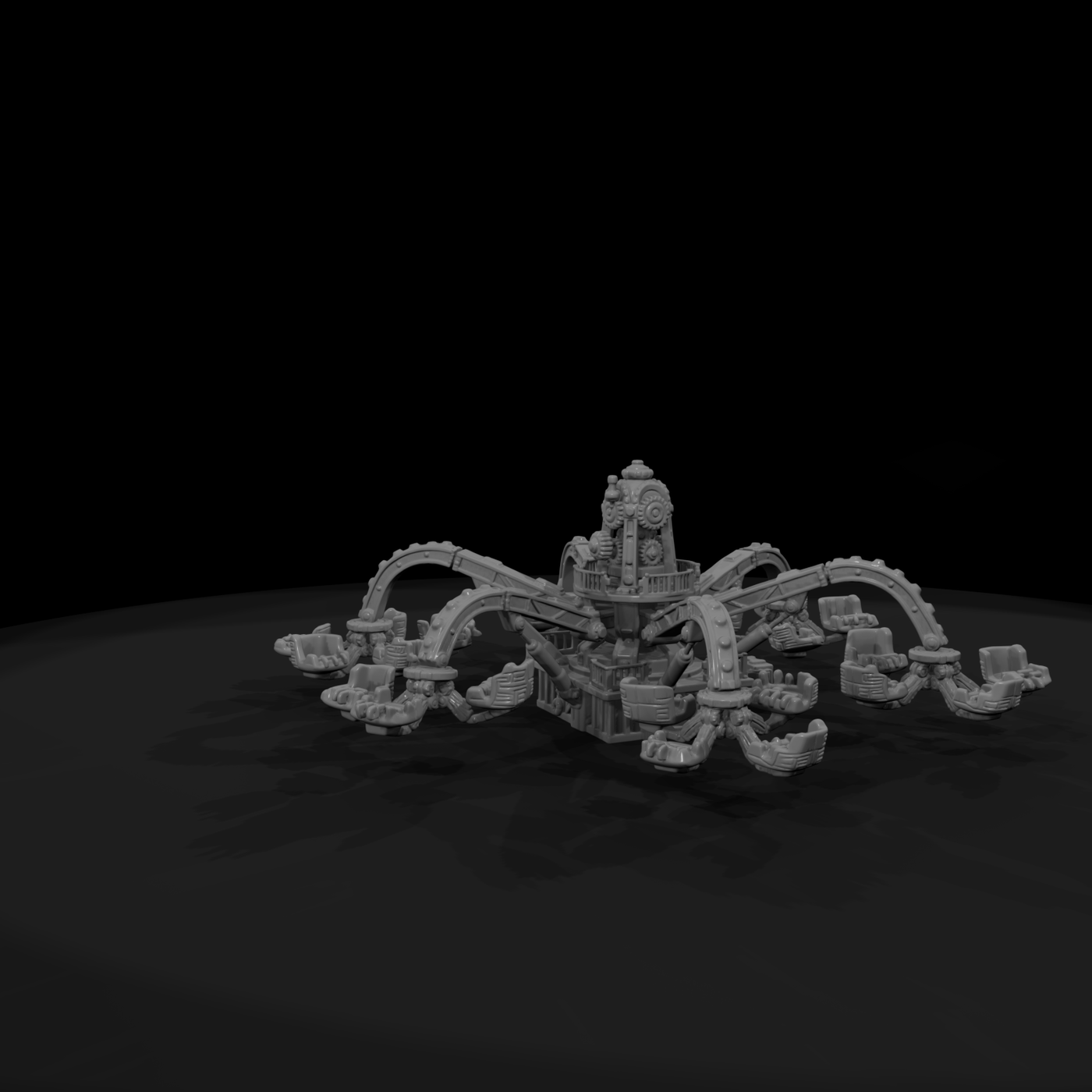 Octopus Fairground Spinning Ride