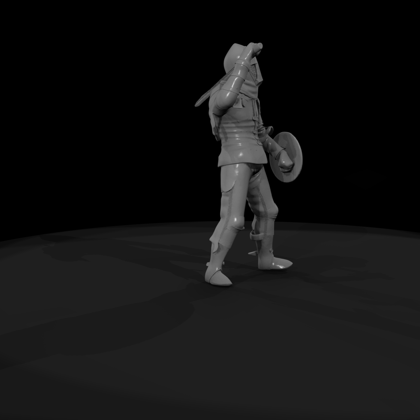Stylized Medieval Knight — Full Plate