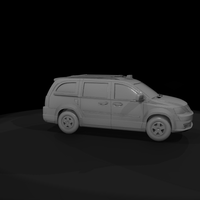 Stylized Caravan Taxi Minivan — thumbnail 9
