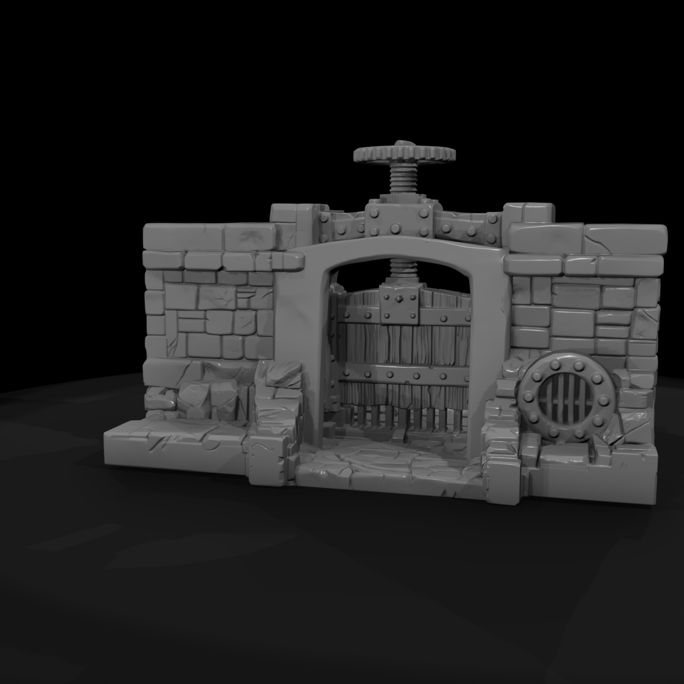 Stone Irrigation Sluice Gate