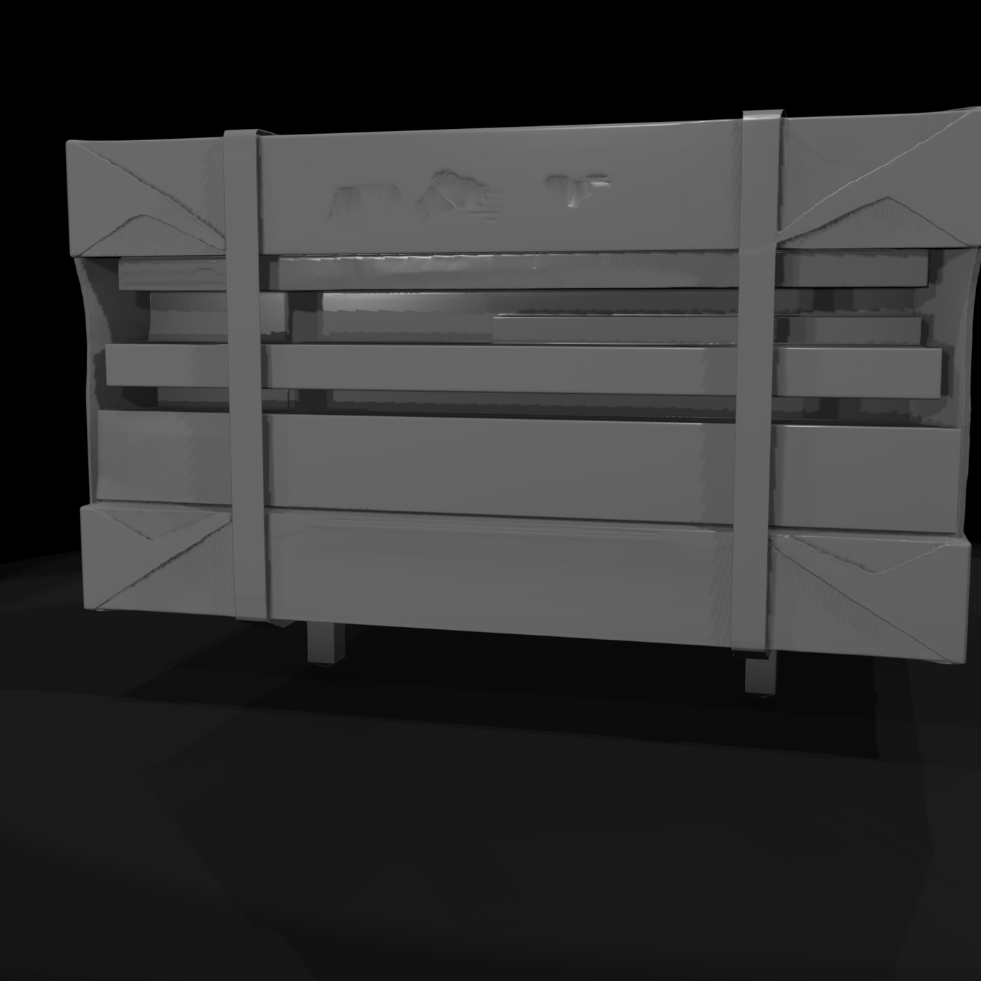 Stacked Shipping Crates — Bundle