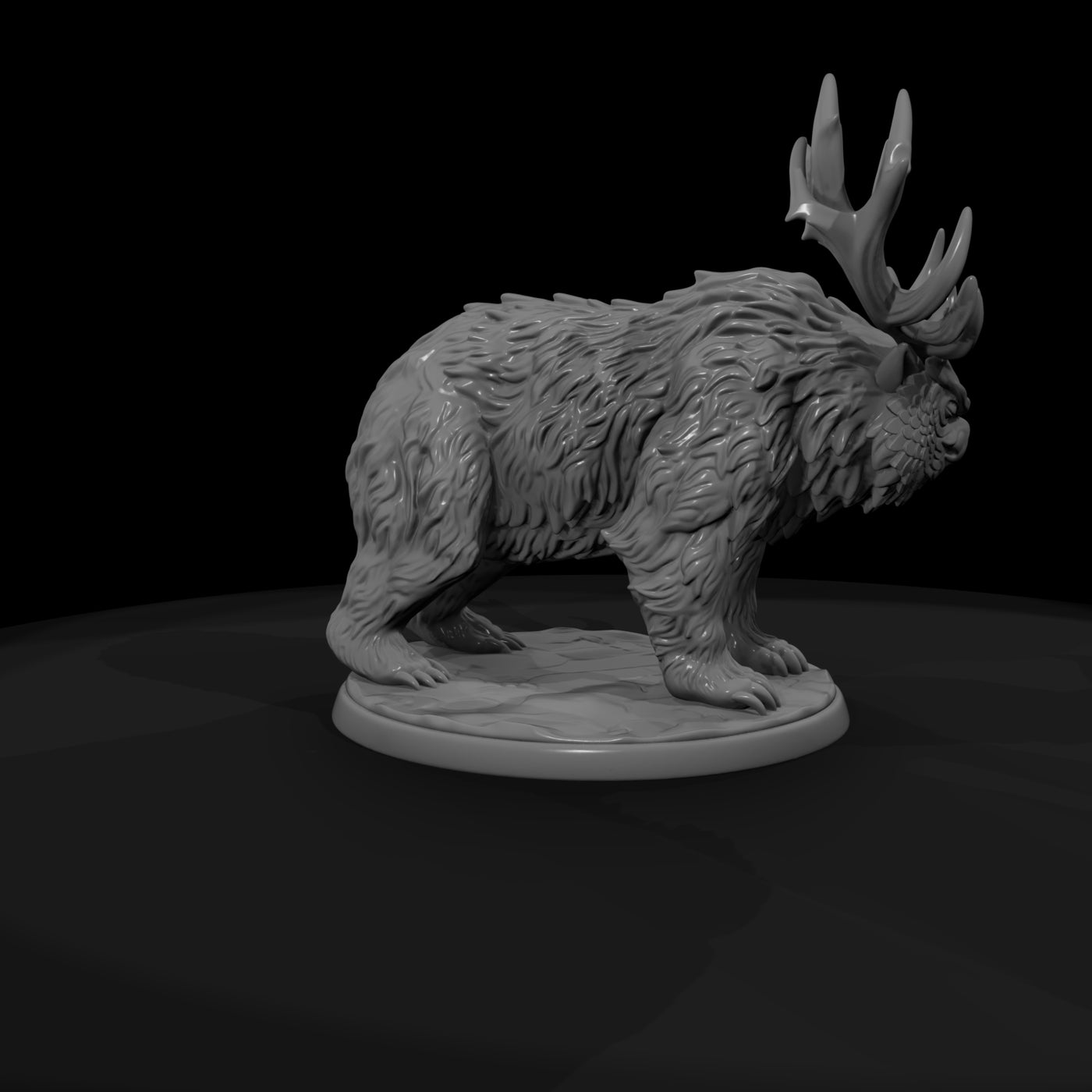 stylized-owlbear-stag-hybrid-tabletop-3d-miniature