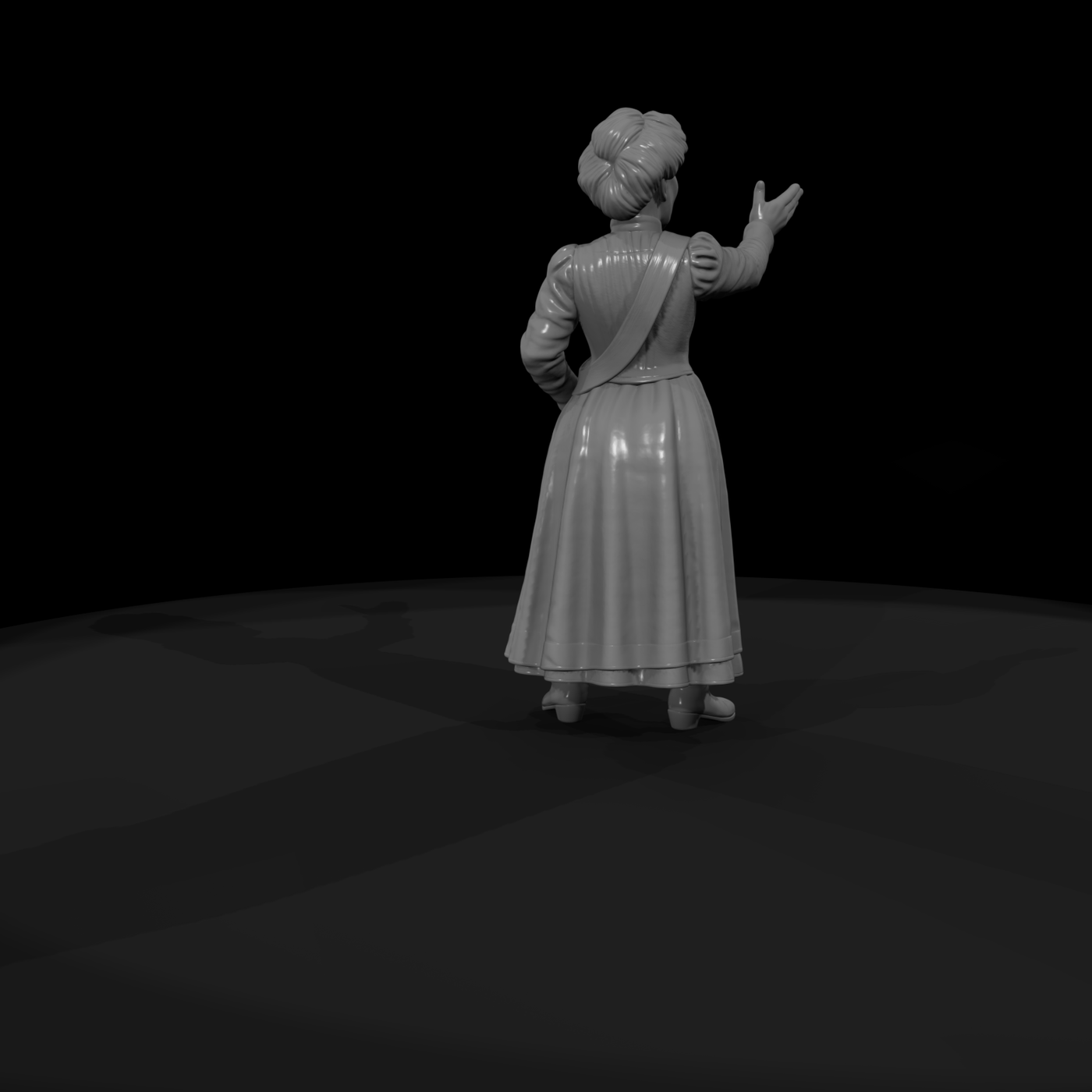 Hist 0171 Historical Emmeline Pankhurst Miniature