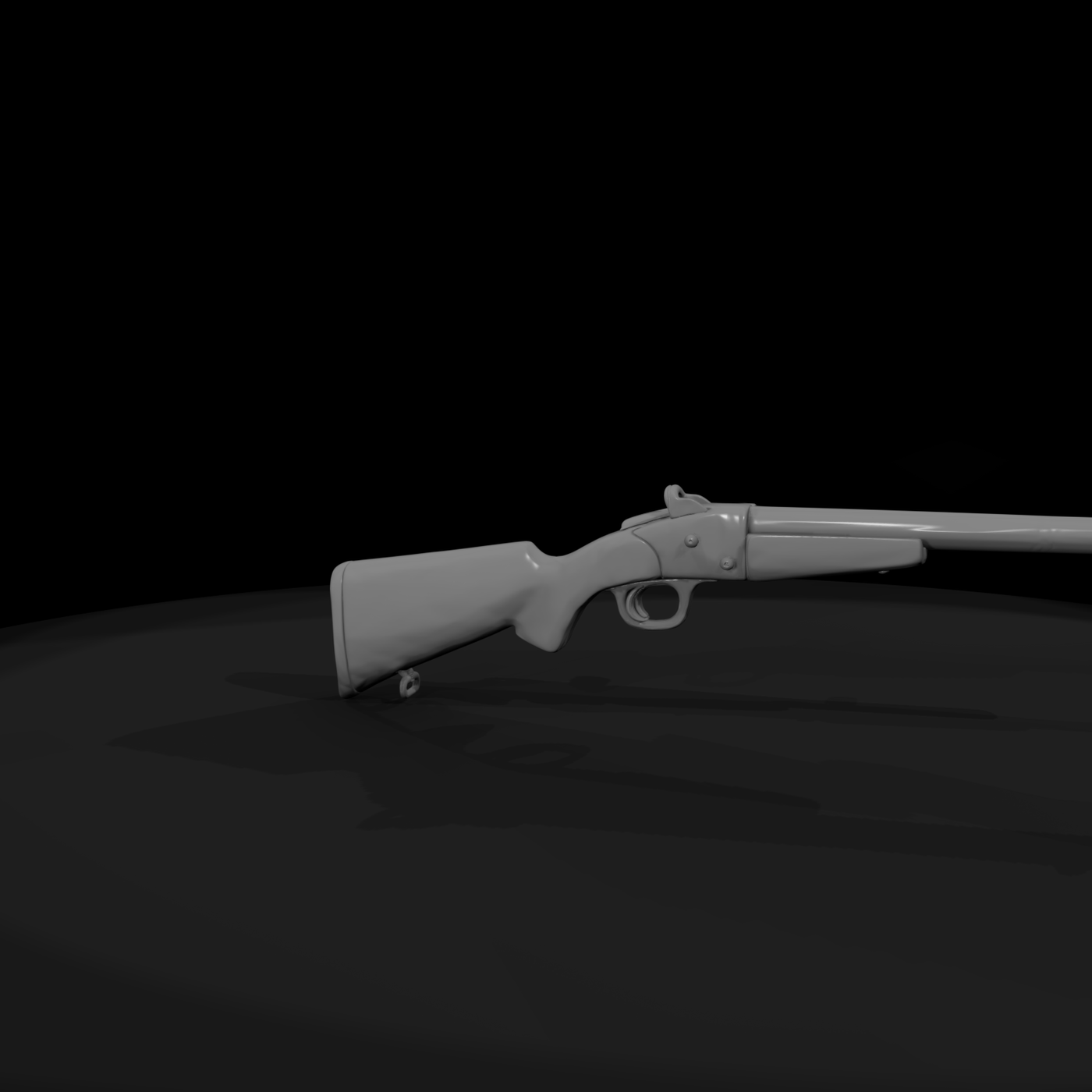 Single-Shot Break-Action Shotgun