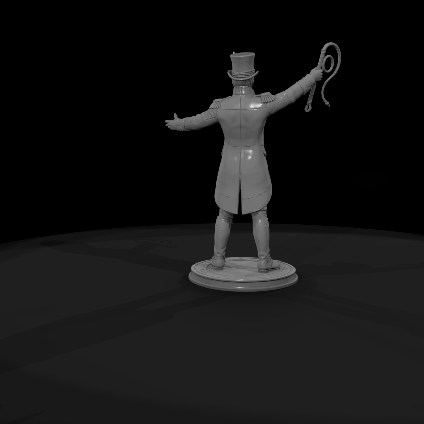 Circus Ringmaster with Whip